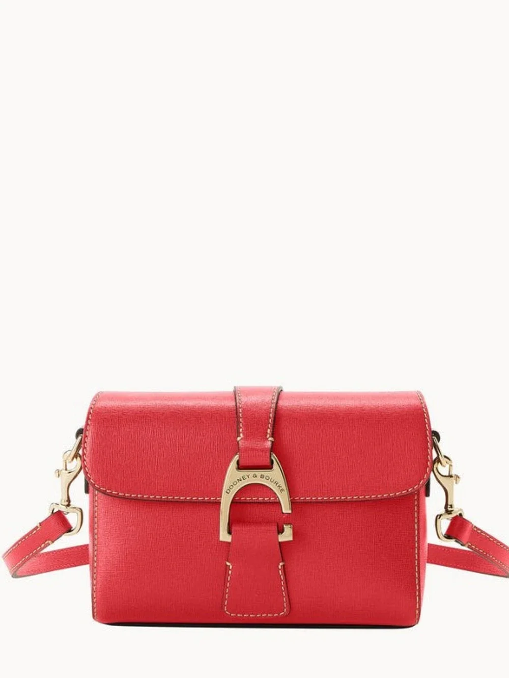 NWT Dooney & Bourke Saffiano Leather Kyra Crossbody Bag Tomato Red BSAFF1366